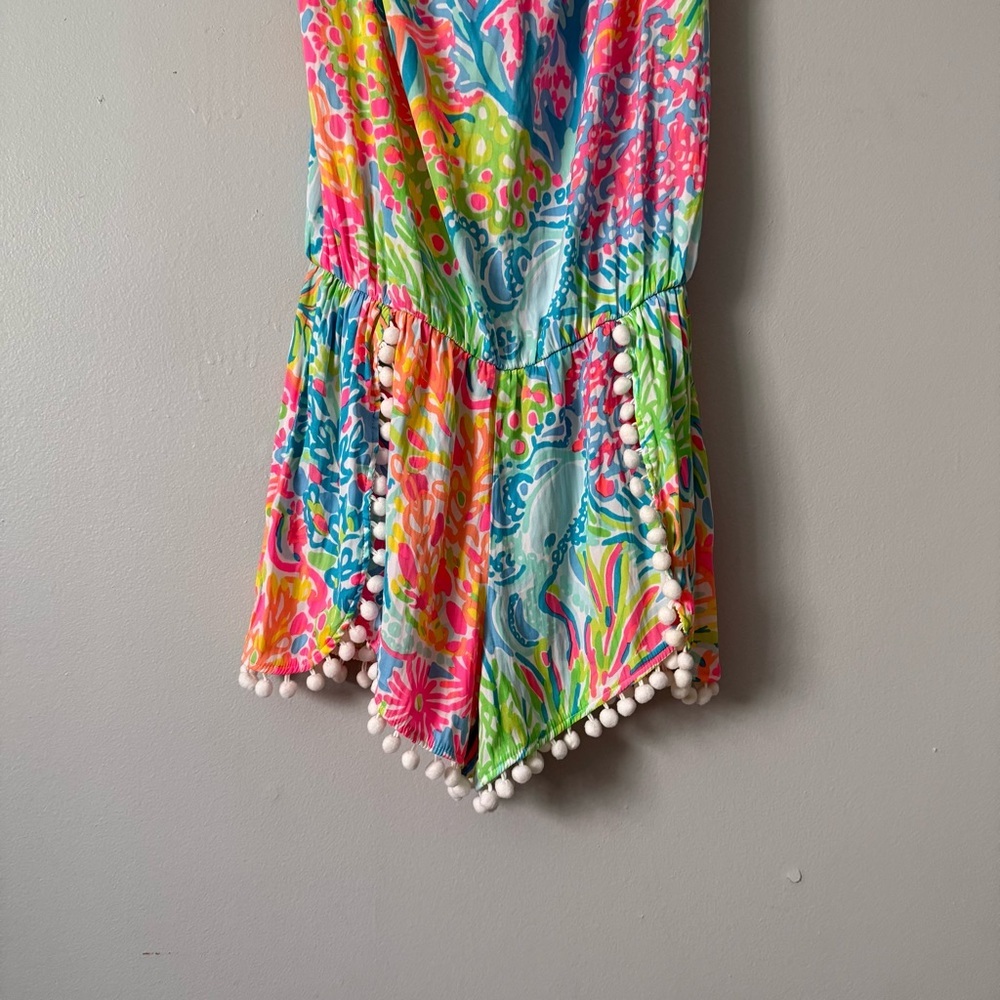 Lilly Pulitzer DAISY STRAPLESS ROMPER - Picture 2 of 7